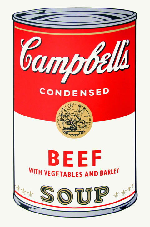 WEST ART | Sunday B. Morning | Campbell's Soup Can WEST ART | Sunday B. Morning | Campbell's Soup Can