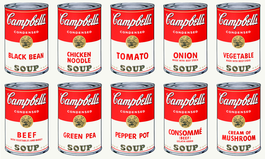 人気メーカー・ブランド 7991 アンディウォーホル キャンベルスープ缶 